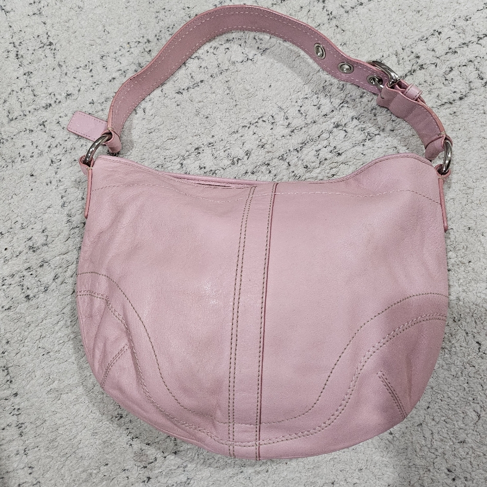 Coach Pink Soho Hobo Shoulder Bag